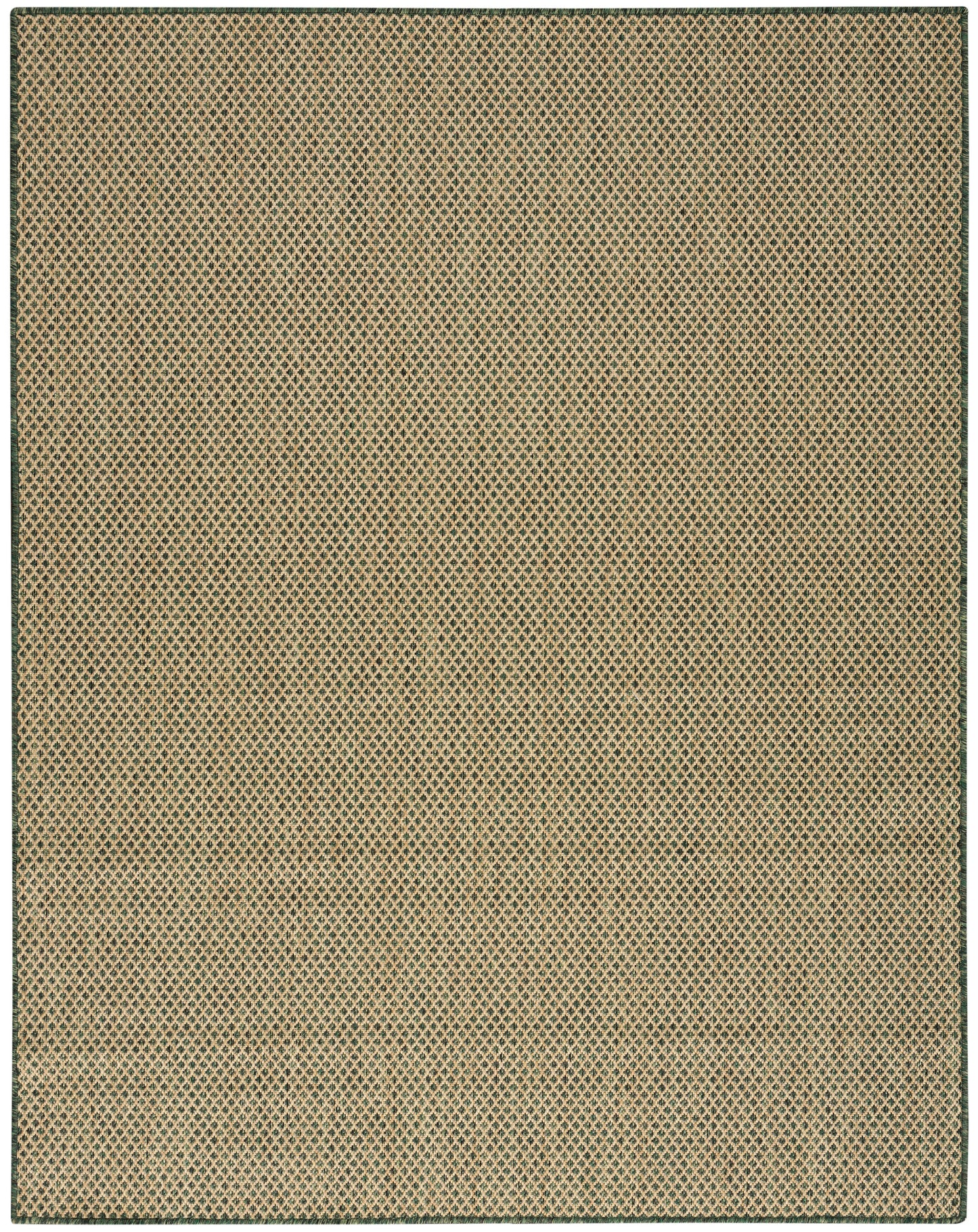 Nourison Home Courtyard COU01 Green Contemporary Power-loomed Rug