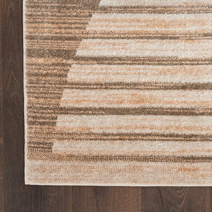 Nourison Home Astra Machine Washable  Latte  Contemporary