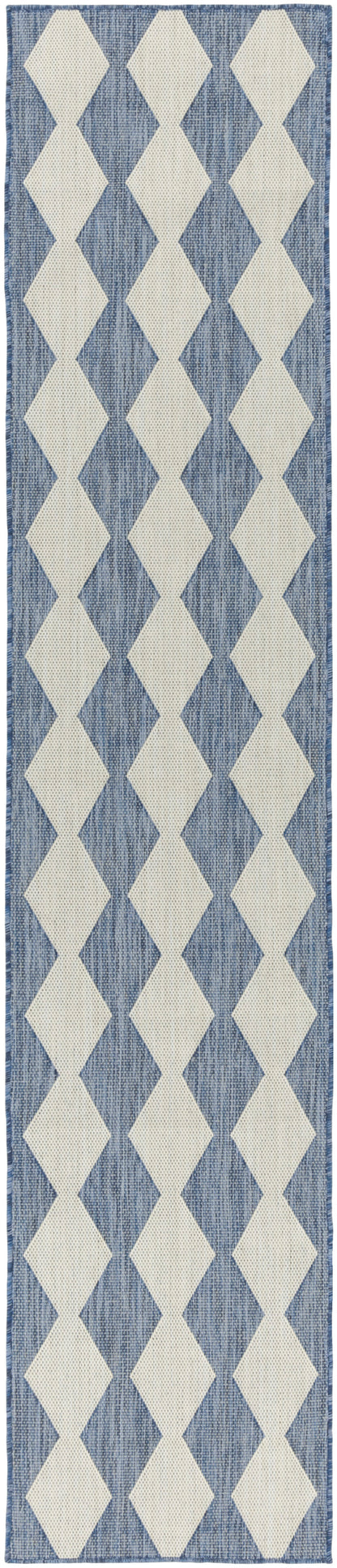 Nourison Home Positano POS04 Navy Blue Contemporary Power-loomed Rug
