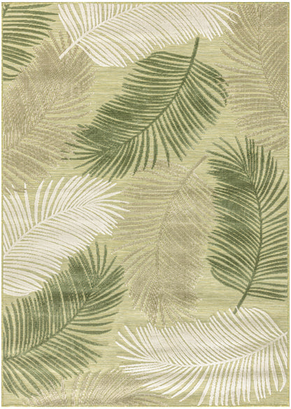 Nourison Home Suncoast SNC03 Green Contemporary Machine Woven Rug
