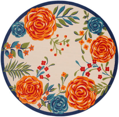 Nourison Home Aloha ALH32 Multicolor Contemporary Power-loomed Rugs