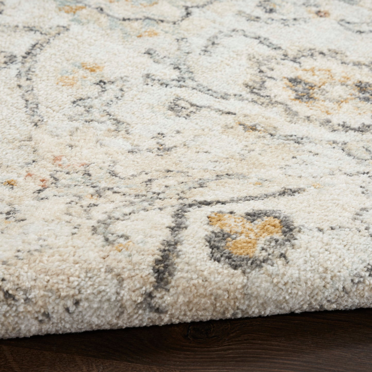 Nourison Home Oushak Home  Grey  Traditional