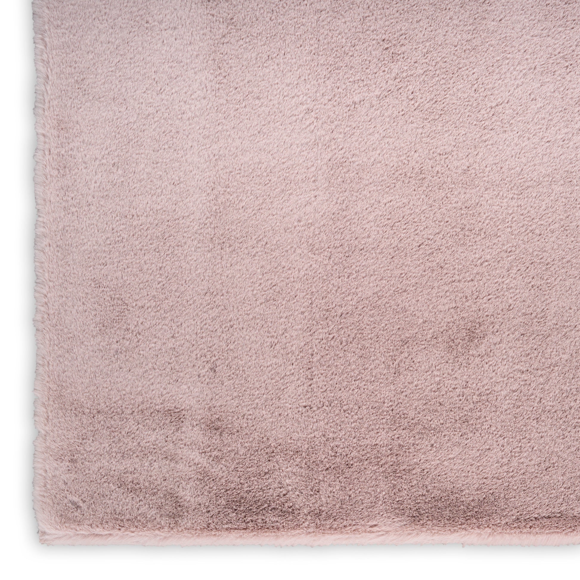 Nourison Home Soft Plush Rabbit Fur  Lavender  Contemporary