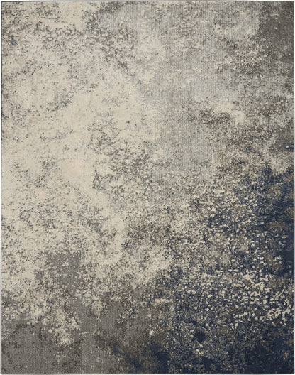 Nourison Home Passion PSN10 Charcoal Ivory Contemporary Power-loomed Rugs