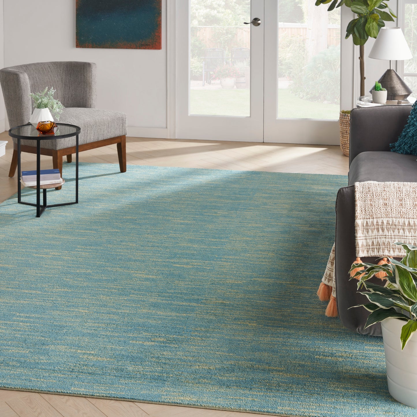 Nourison Home Nourison Essentials  Blue Green  Contemporary