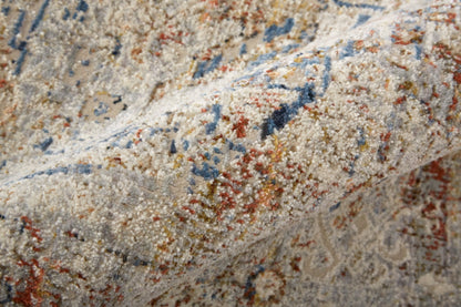 Feizy Kaia 39GJF Gray Multi Medallion Machine Woven Rug - Rugs - Feizy - Atlanta Designer Rugs