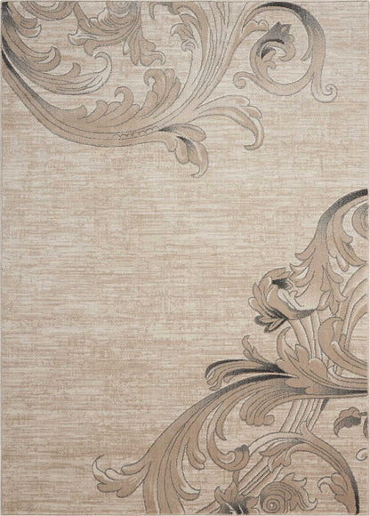 Nourison Home Maxell MAE05 Mocha Contemporary Power-loomed Rugs