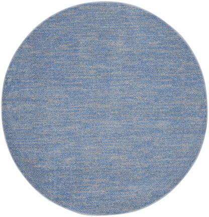 Nourison Home Nourison Essentials NRE01 Blue Grey Contemporary Power-loomed Rug