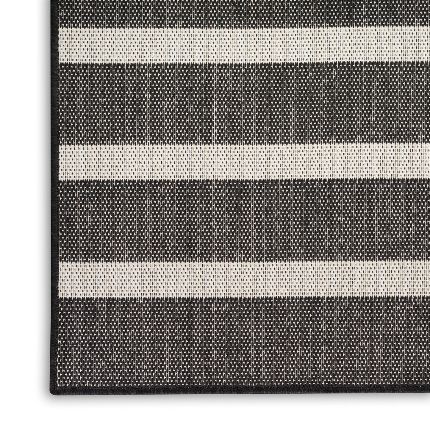 Nourison Home Positano  Black Ivory  Contemporary