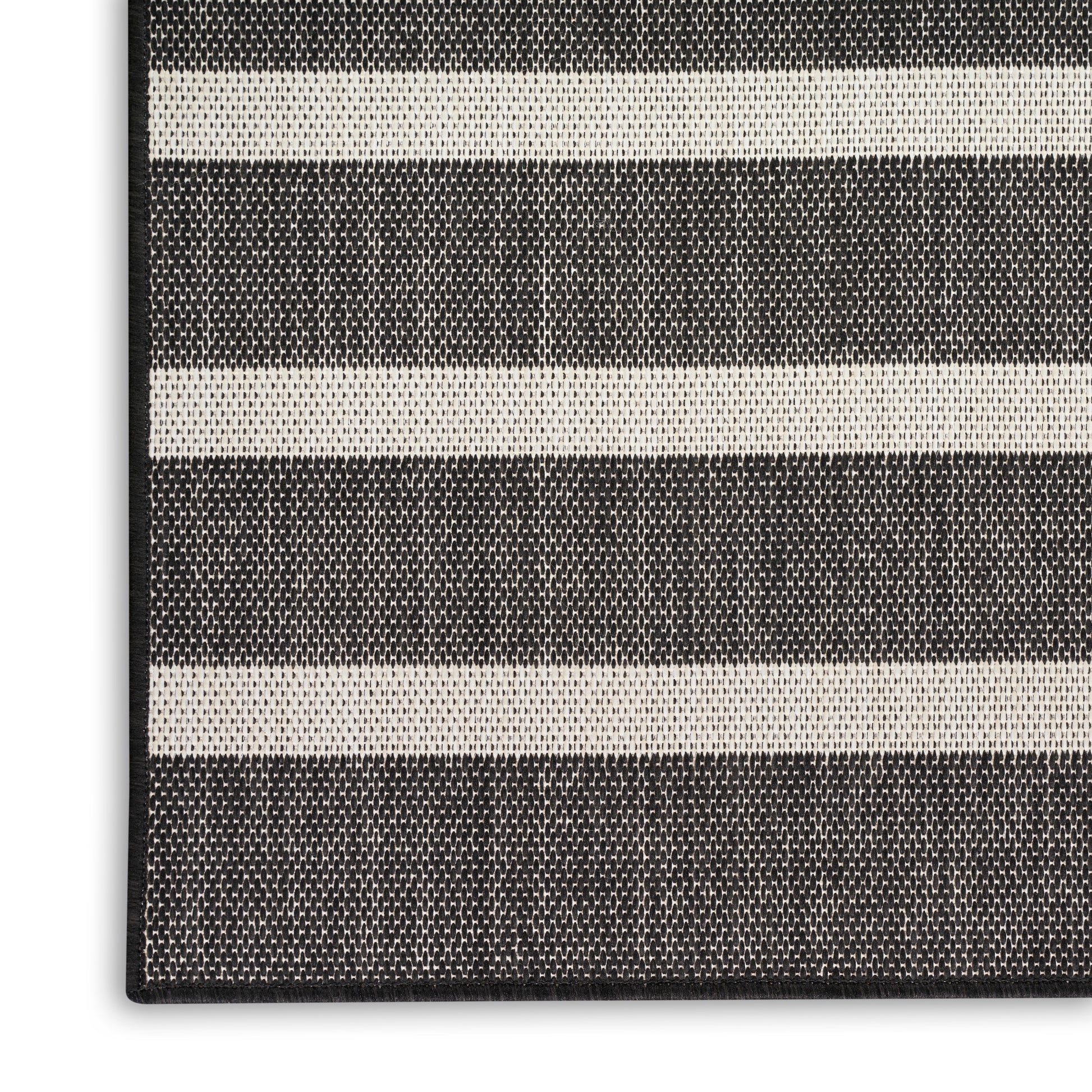 Nourison Home Positano  Black Ivory  Contemporary