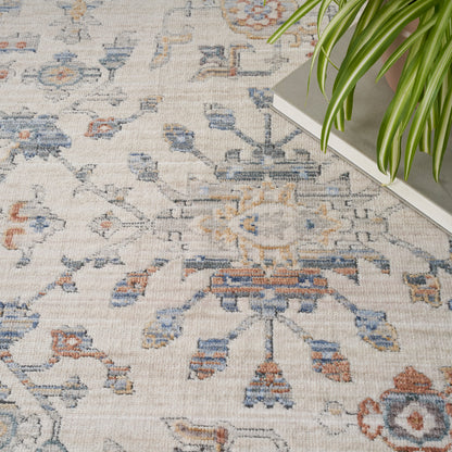 Nourison Home Elegant Heirlooms  Ivory Grey  Traditional
