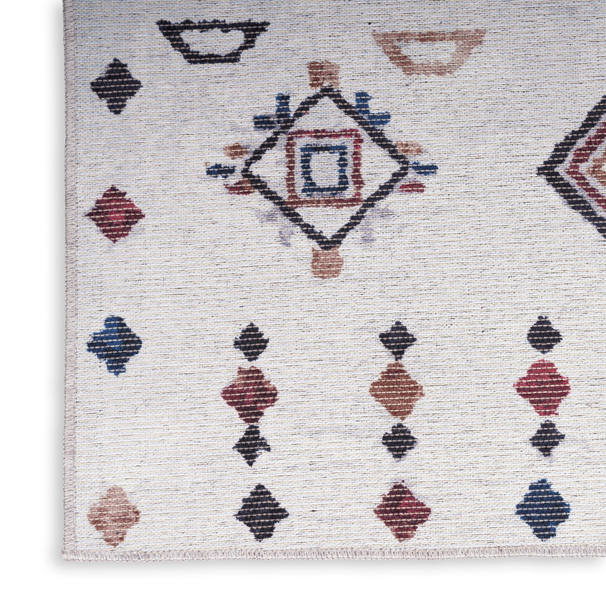 Nourison Home New Concept Washables  Ivory Multicolor  Contemporary