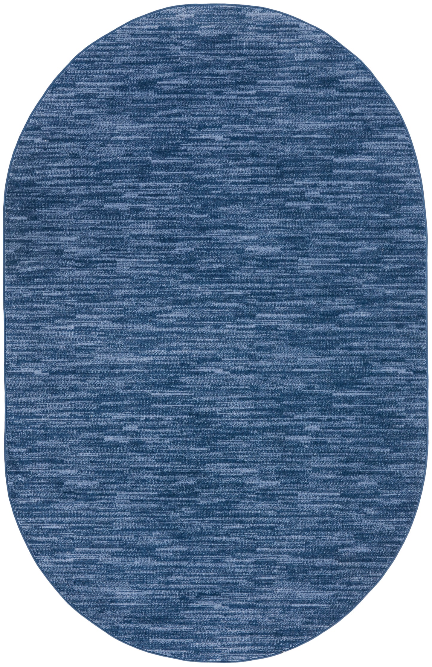 Nourison Home Nourison Essentials NRE01 Navy Blue Contemporary Power-loomed Rug