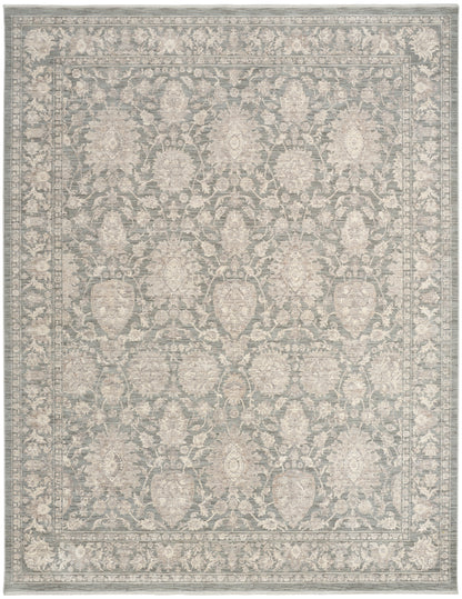 Nourison Home Shadows SHW08 Sage Ivory Traditional Loom-woven Rug