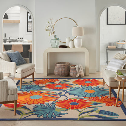 Nourison Home Aloha  Multicolor  Contemporary