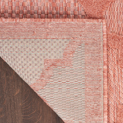 Nourison Home Easy Care  Coral Orange  Contemporary