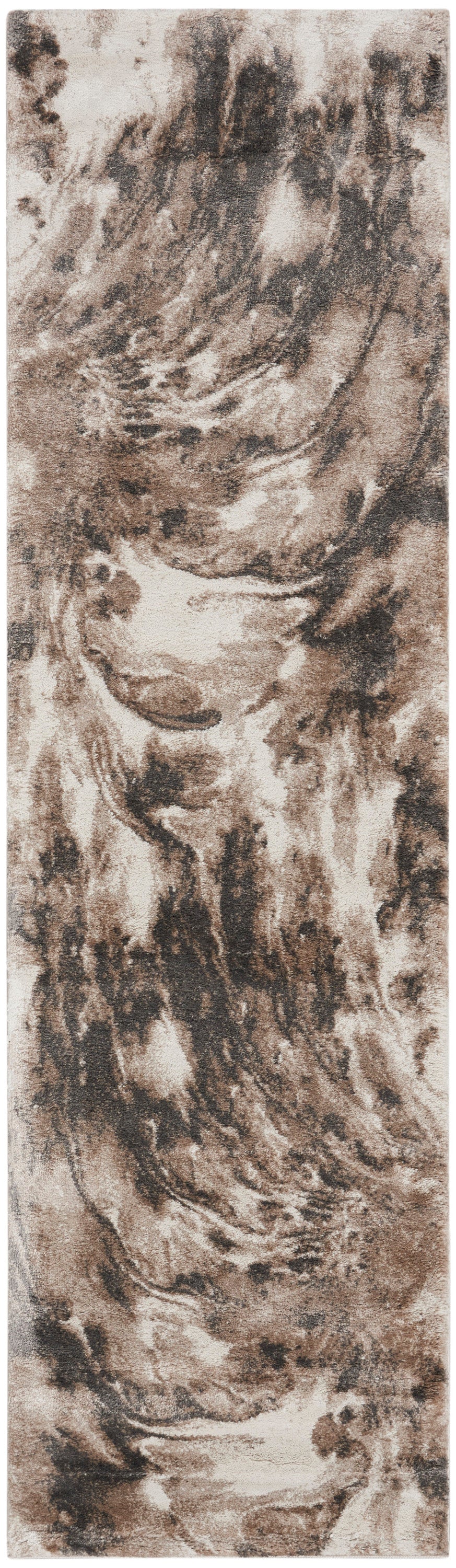 Nourison Home American Manor AMR03 Ivory Mocha Contemporary Power-loomed Rug