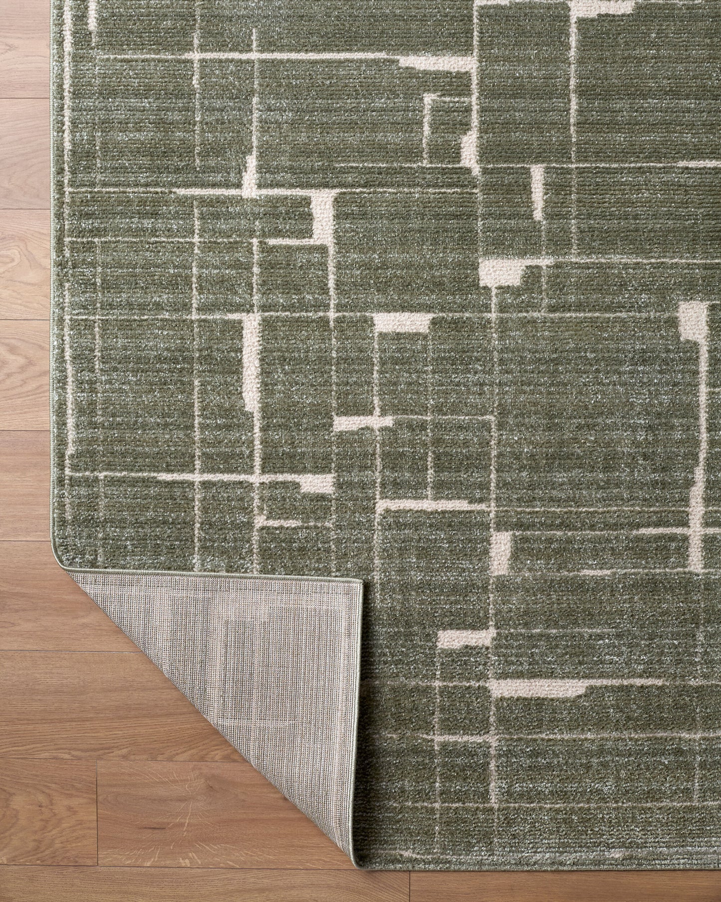 Surya Alma EDAL-2302 Olive  Contemporary Machine Woven Rug