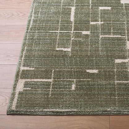 Surya Alma EDAL-2302 Olive  Contemporary Machine Woven Rug