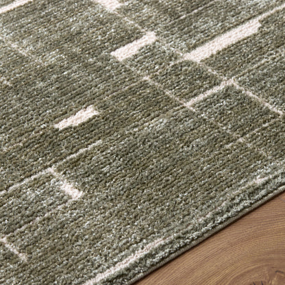 Surya Alma EDAL-2302 Olive  Contemporary Machine Woven Rug