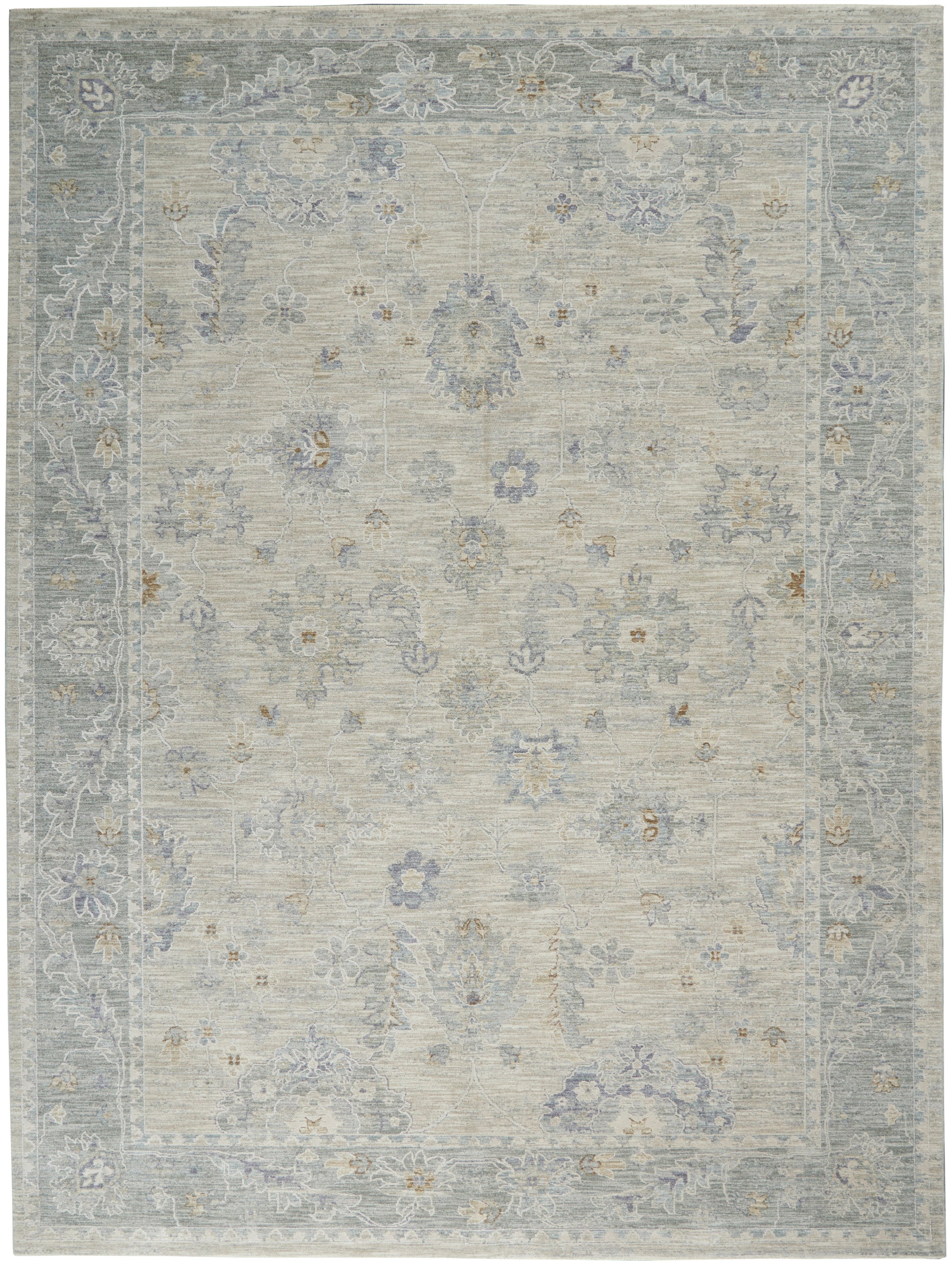 Nourison Home Infinite  Light Grey  Traditional