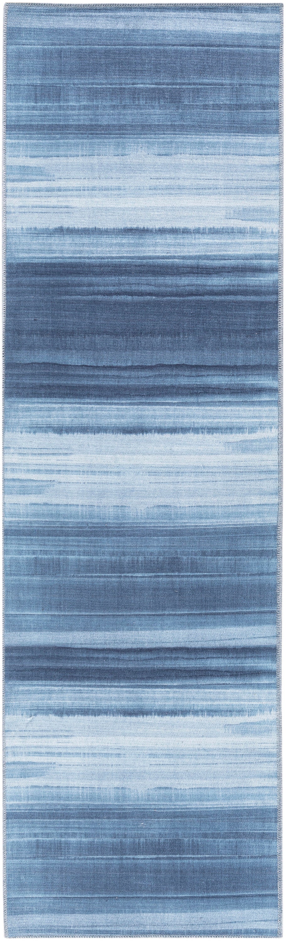 Calvin Klein Launder LDR01 Aqua Contemporary Power-loomed Rug