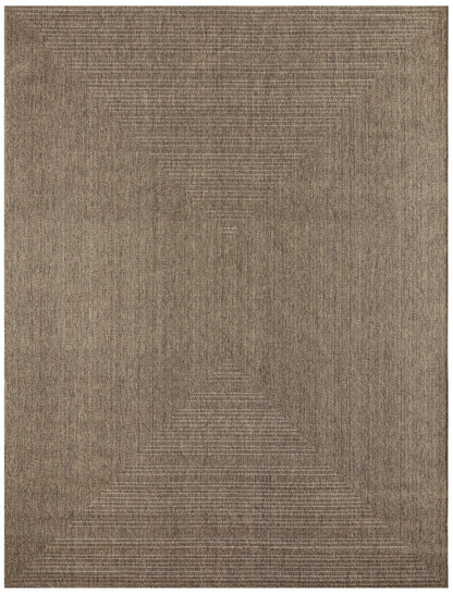 Nourison Home Tulum TLM04 Brown Contemporary Loom-woven Rug
