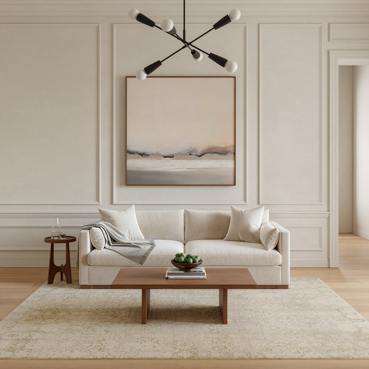 Nourison Home Sultana  Beige Green  Traditional