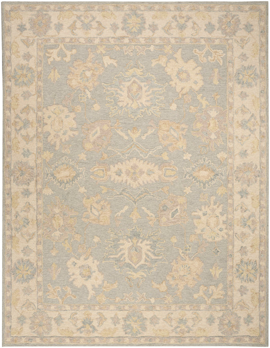 Nourison Home Maison  Blue Ivory  Traditional