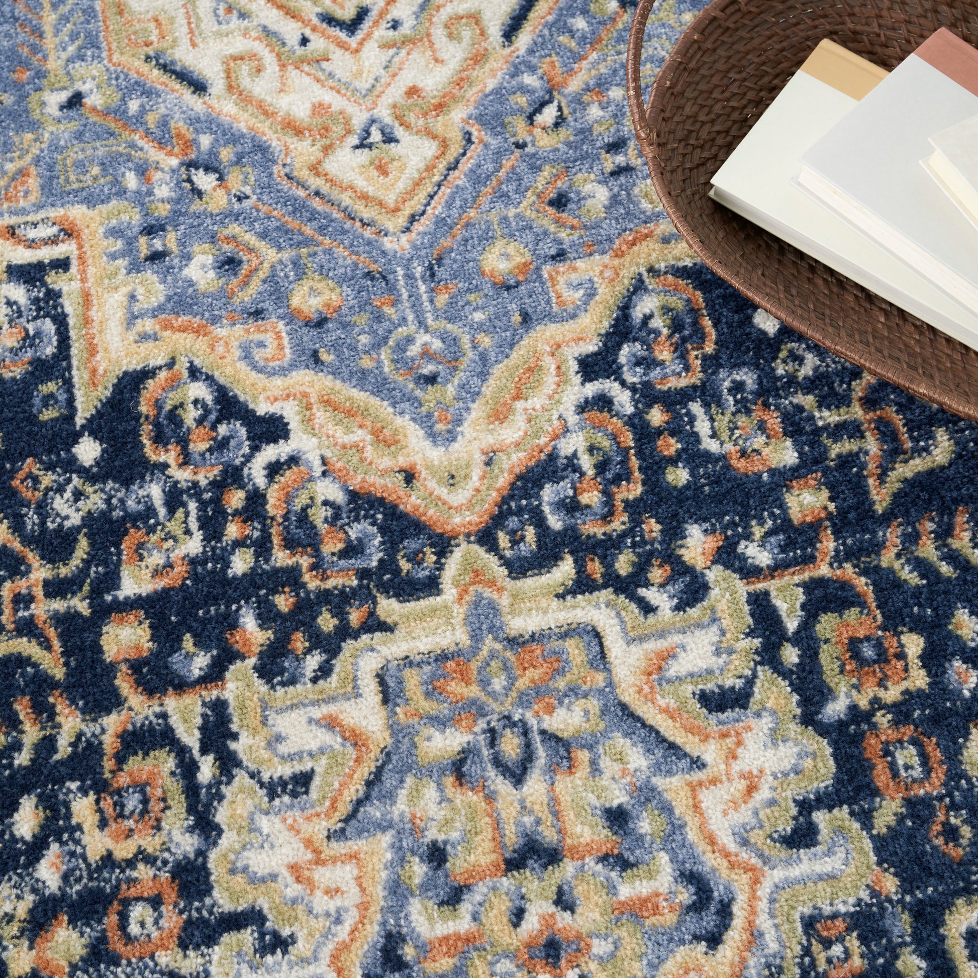 Nourison Home Nourison Essentials Persian  Navy  Traditional
