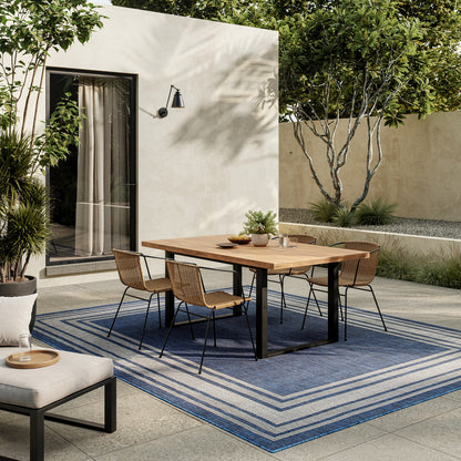Nourison Home Horizon Indoor/Outdoor  Denim  Contemporary