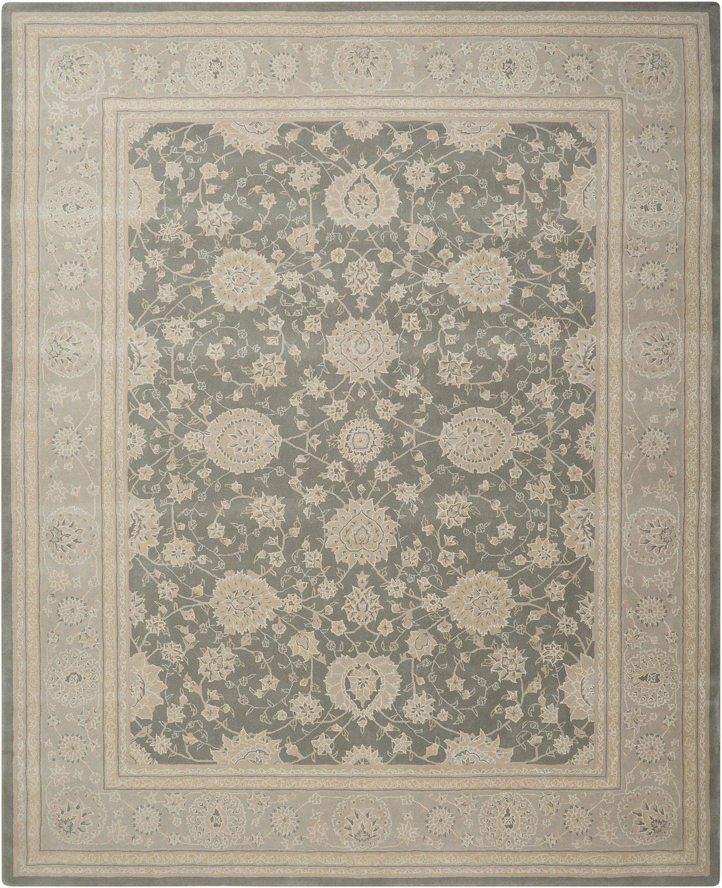 Nourison Home Nourison 2000 2204 Slate Traditional Tufted Rug