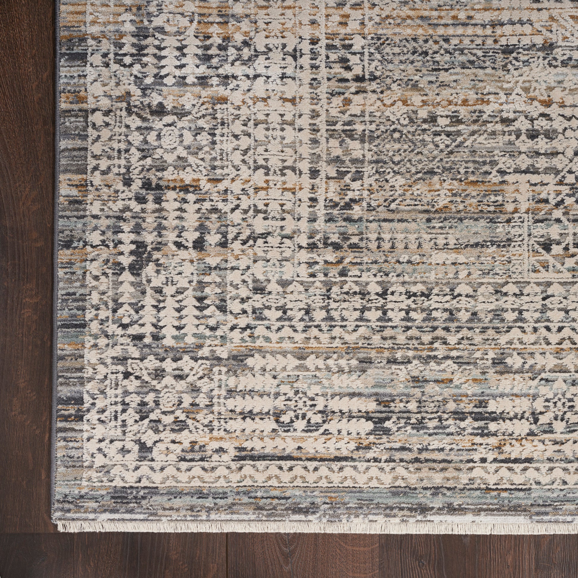 Nourison Home Lynx  Ivory Slate  Transitional