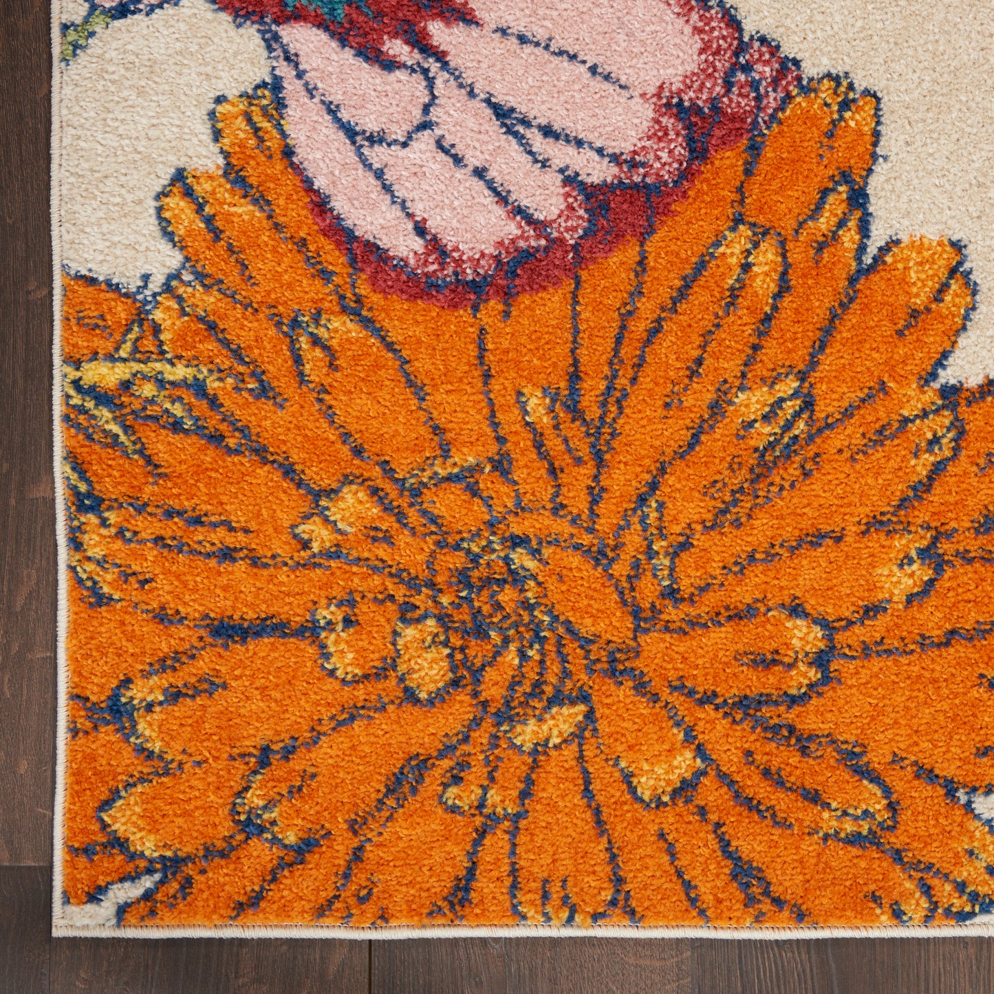 Nourison Home Allur  Ivory Multicolor  Contemporary