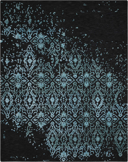 Nourison Home Opaline OPA06 Midnight Blue Transitional Tufted Rug