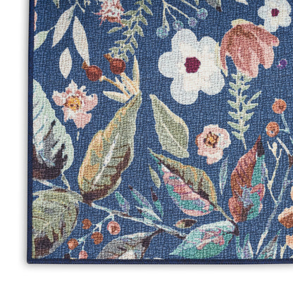 Nourison Home Nourison Washables  Navy Multicolor  Traditional