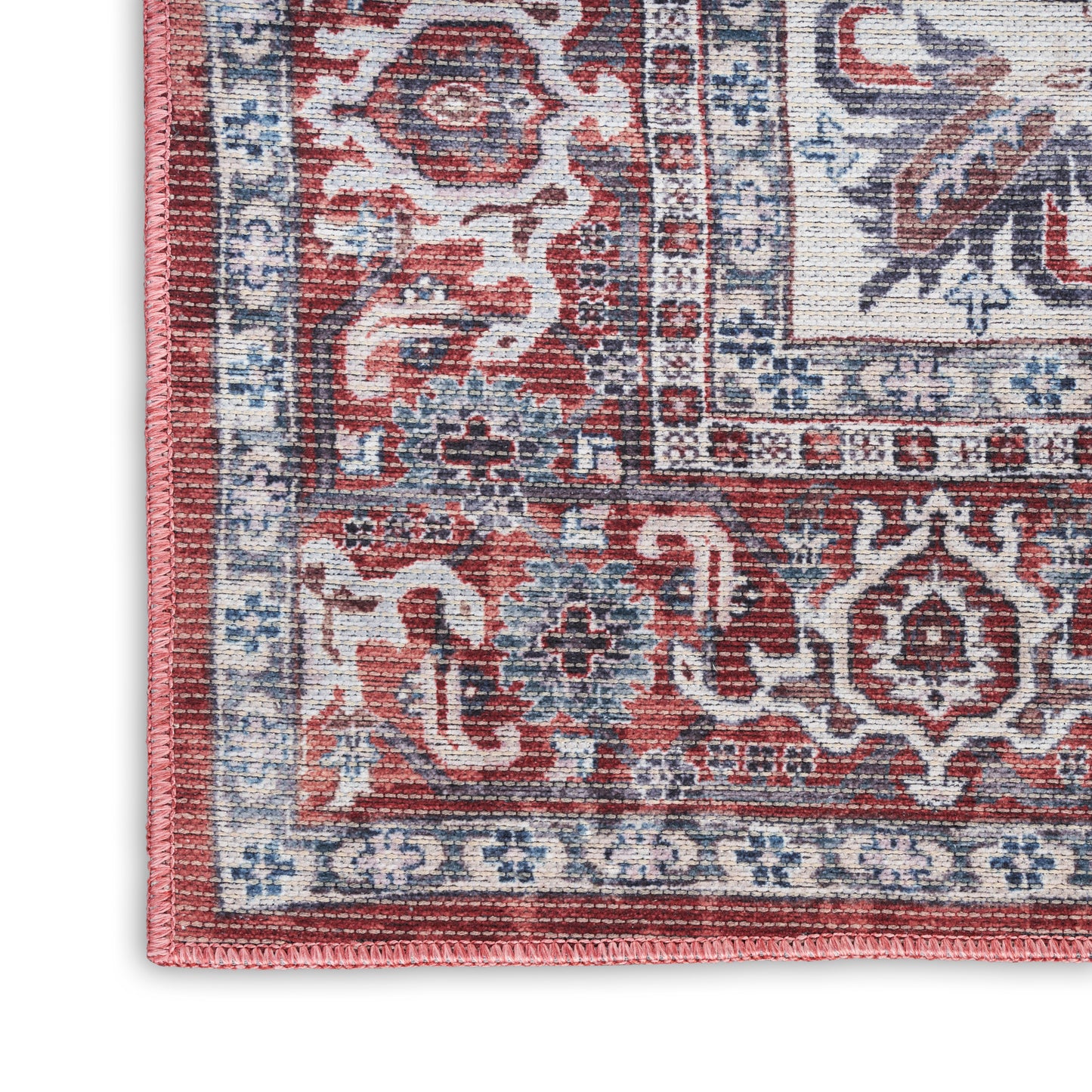 Nourison Home New Concept Washables  Brick Ivory  Traditional