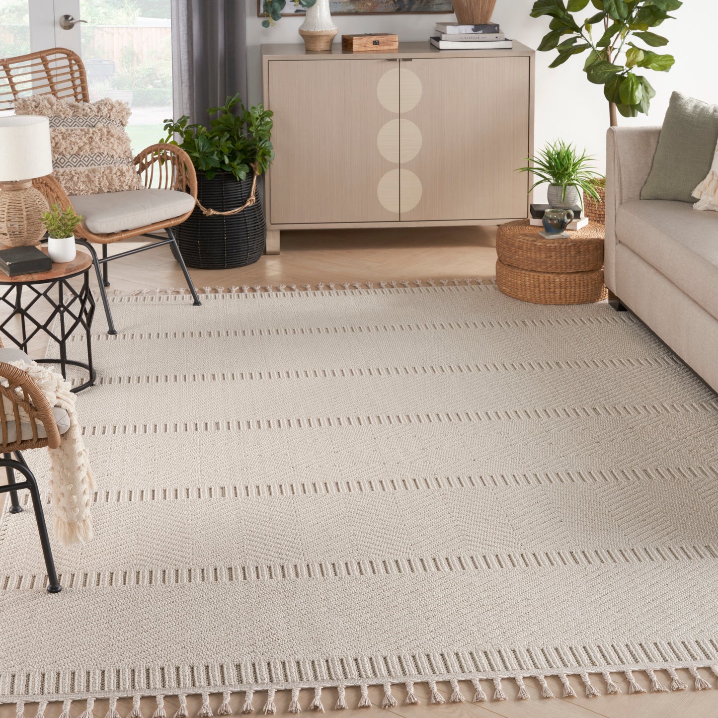 Nourison Home Paxton  Ivory  Contemporary