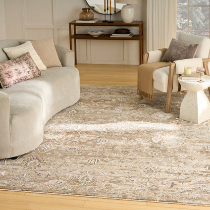 Nourison Home Retreat  Beige  Traditional
