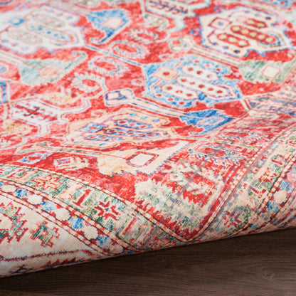 Nourison Home Fulton  Red  Traditional