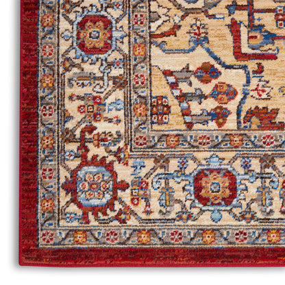 Nourison Home Majestic  Red  Traditional