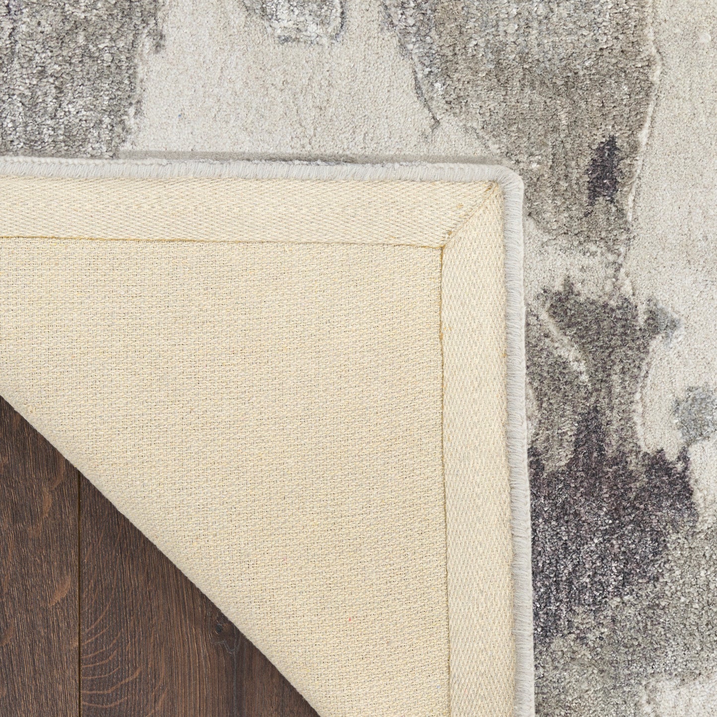 Nourison Home Prismatic  Silver Grey  Contemporary