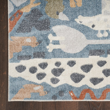 Nourison Home Astra Machine Washable  Multicolor  Contemporary