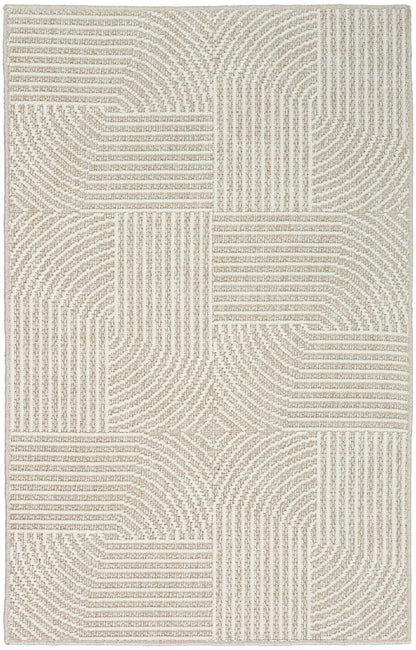 Nourison Home Natural Texture NTX02 Beige Ivory Contemporary Power-loomed Rug