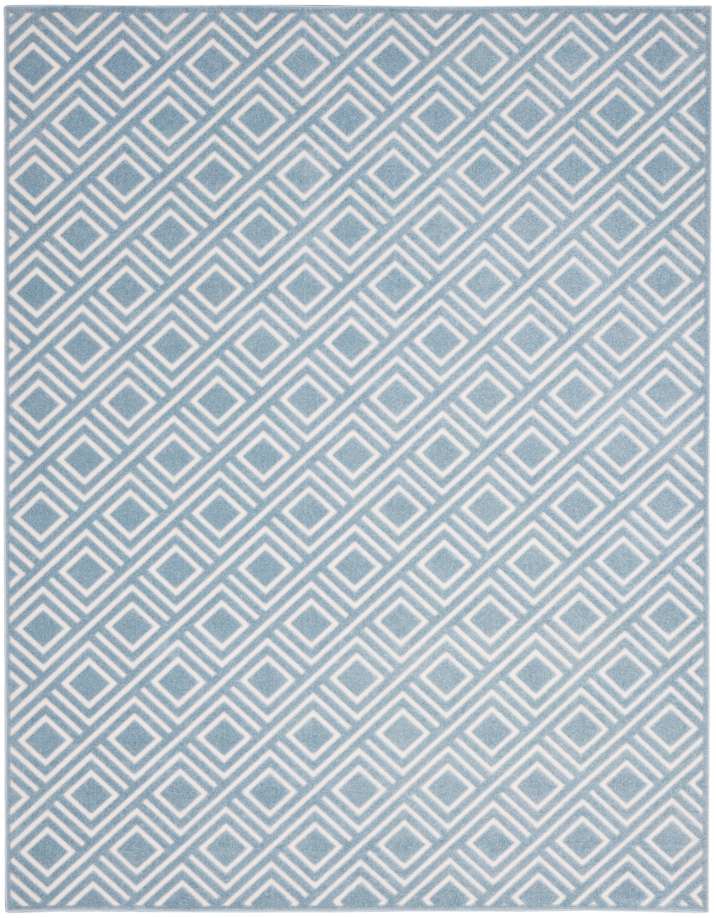 Nourison Home Care Free  Blue  Contemporary
