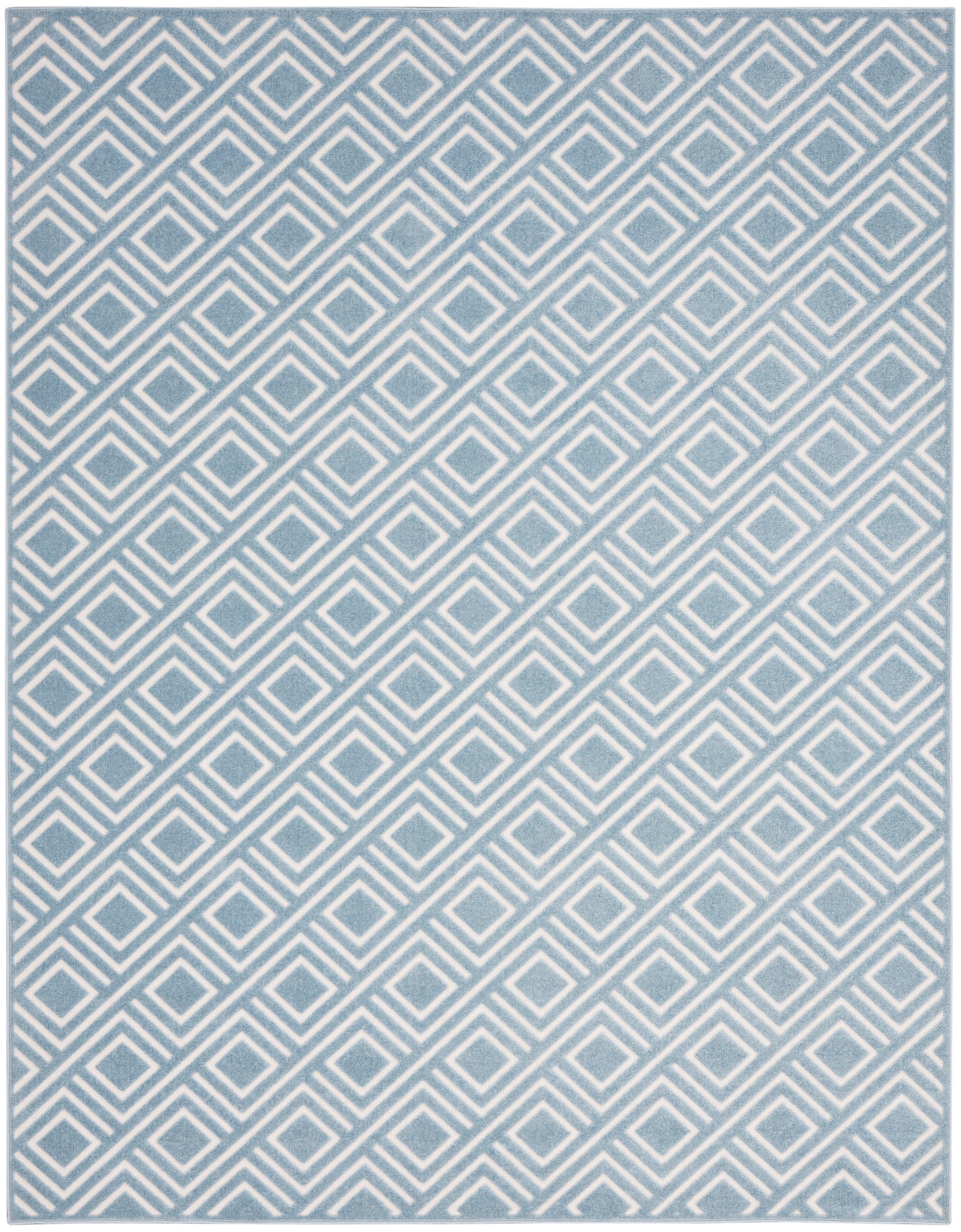 Nourison Home Care Free  Blue  Contemporary