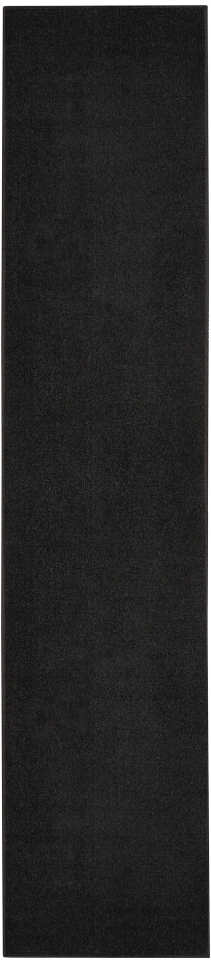 Nourison Home Nourison Essentials NRE01 Black Contemporary Power-loomed Rug