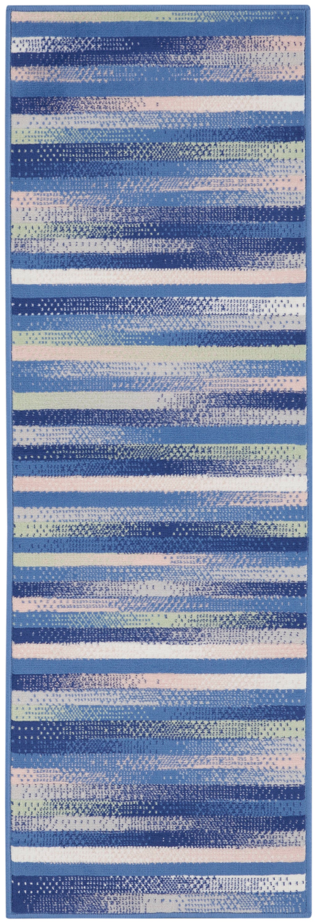 Nourison Home Whimsicle WHS12 Blue Multicolor Contemporary Power-loomed Rug