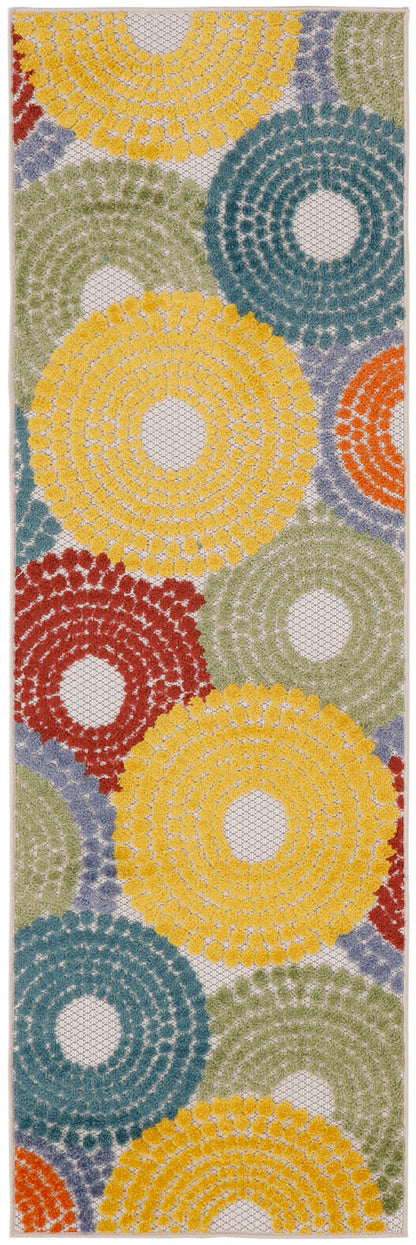 Nourison Home Aloha ALH29 Multicolor Contemporary Power-loomed Rugs
