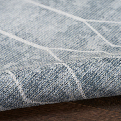 Nourison Home New Concept Washables  Blue Grey  Contemporary